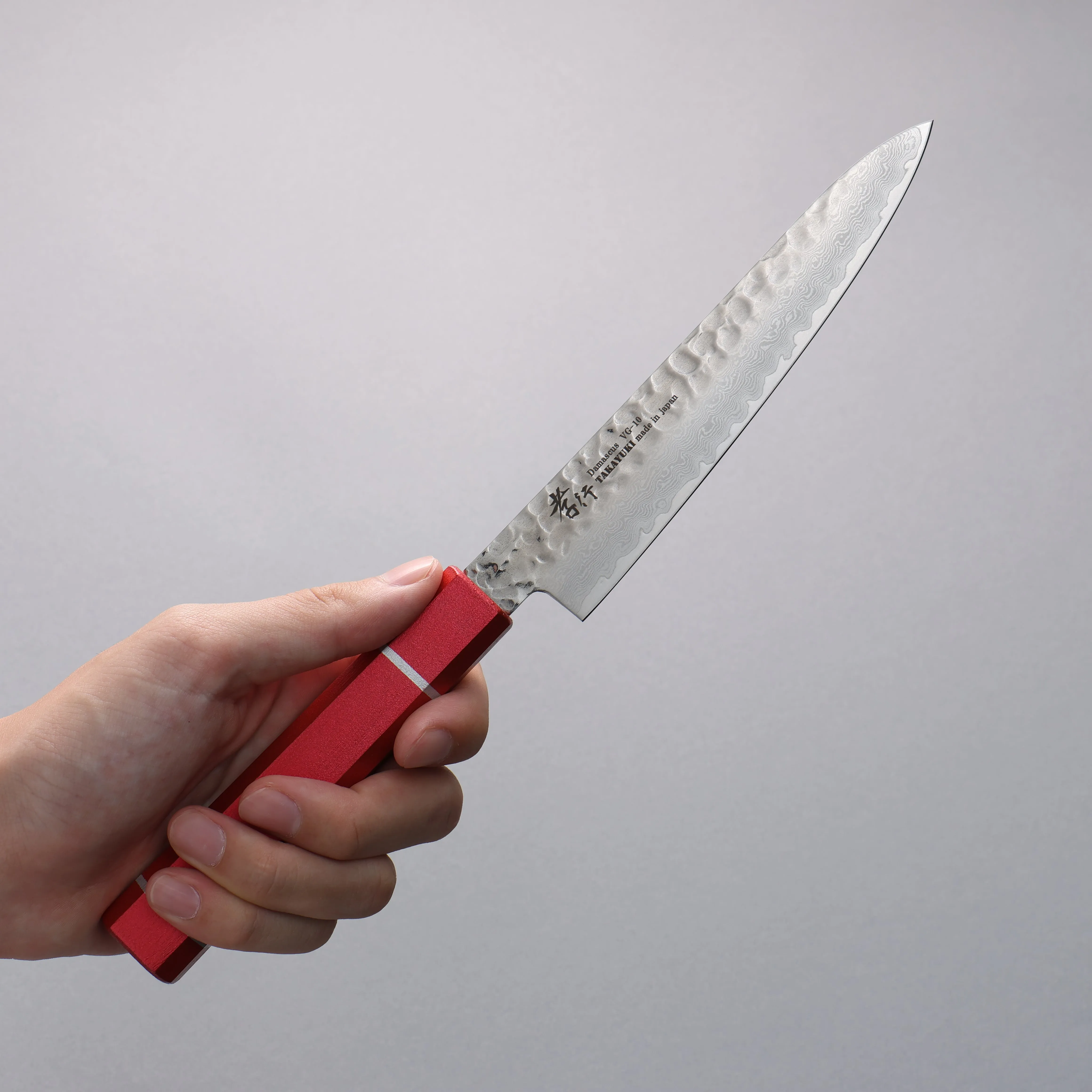Sakai Takayuki VG10 33 Layer Damascus Petty-Utility 150mm Live oak Lacquered (Kouseki) Handle