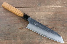 Sakai Takayuki VG10 33 Layer Damascus Santoku 170mm Live oak Lacquered (Kokushin) Handle