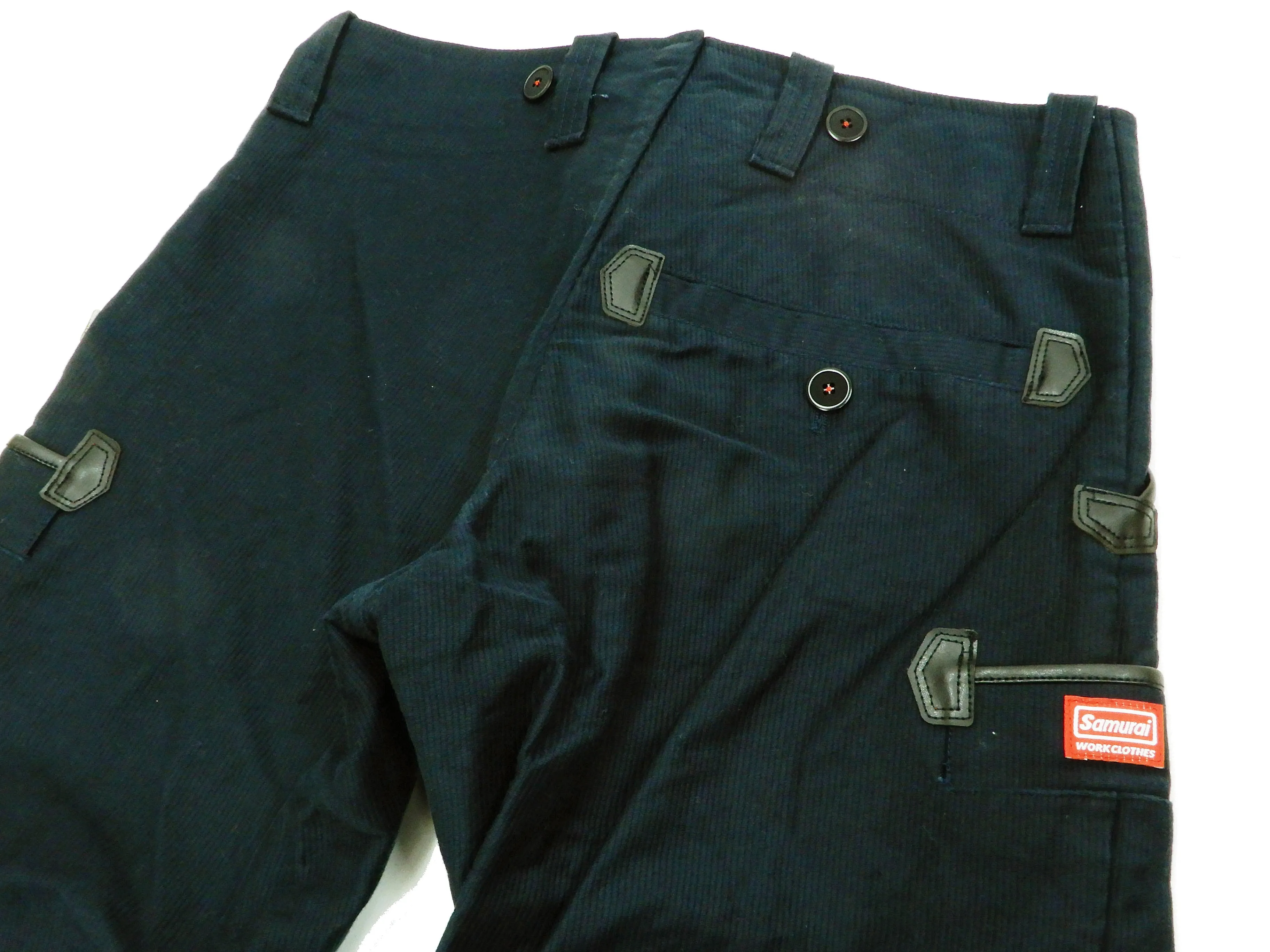 Samurai Jeans Men's Double Zipper Pants German Workwear Guild Trousers SWC505C19-DP