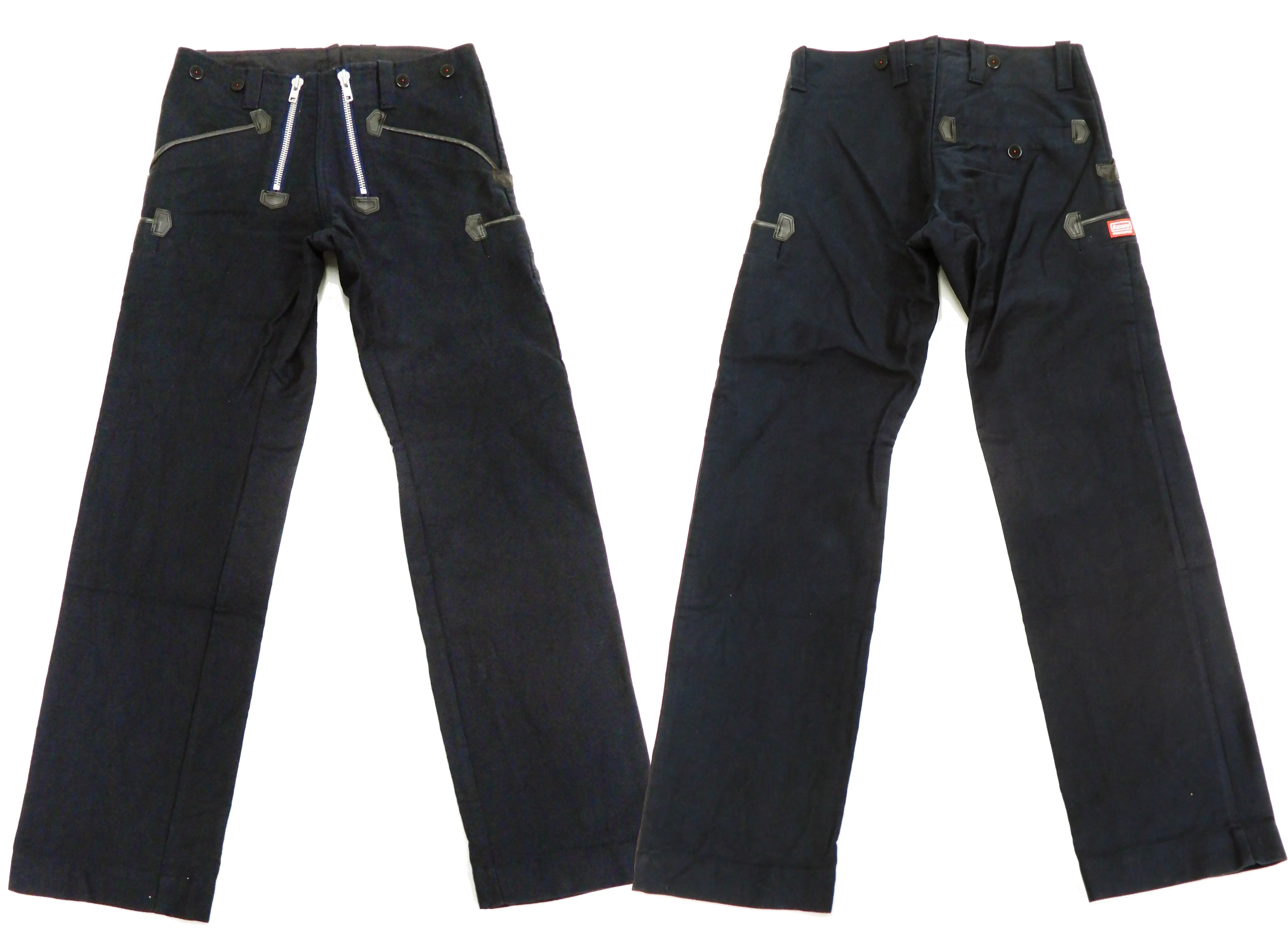 Samurai Jeans Men's Double Zipper Pants German Workwear Guild Trousers SWC505C19-DP