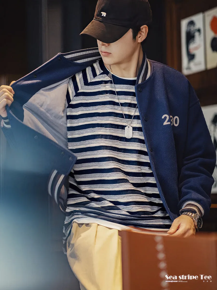 Sea Stripe Long Sleeve T-Shirt
