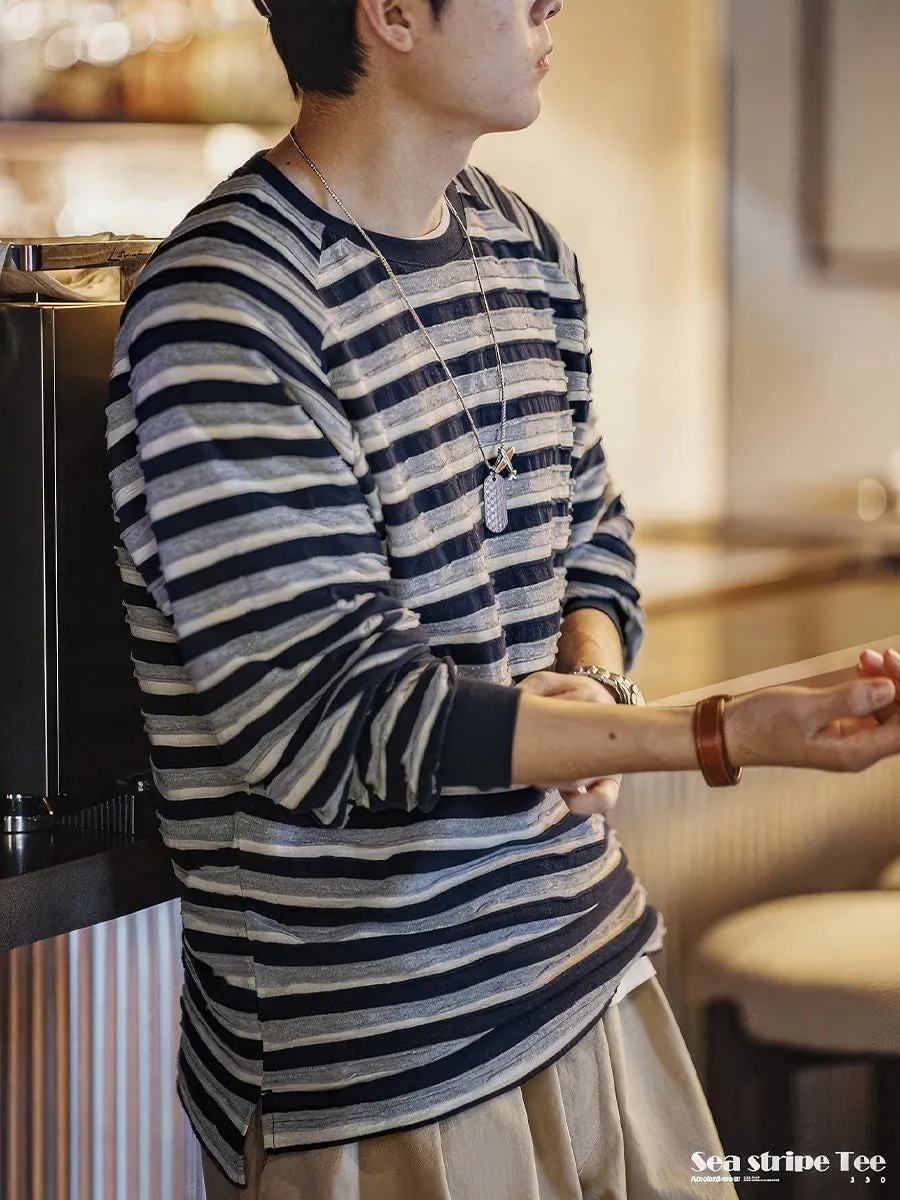Sea Stripe Long Sleeve T-Shirt