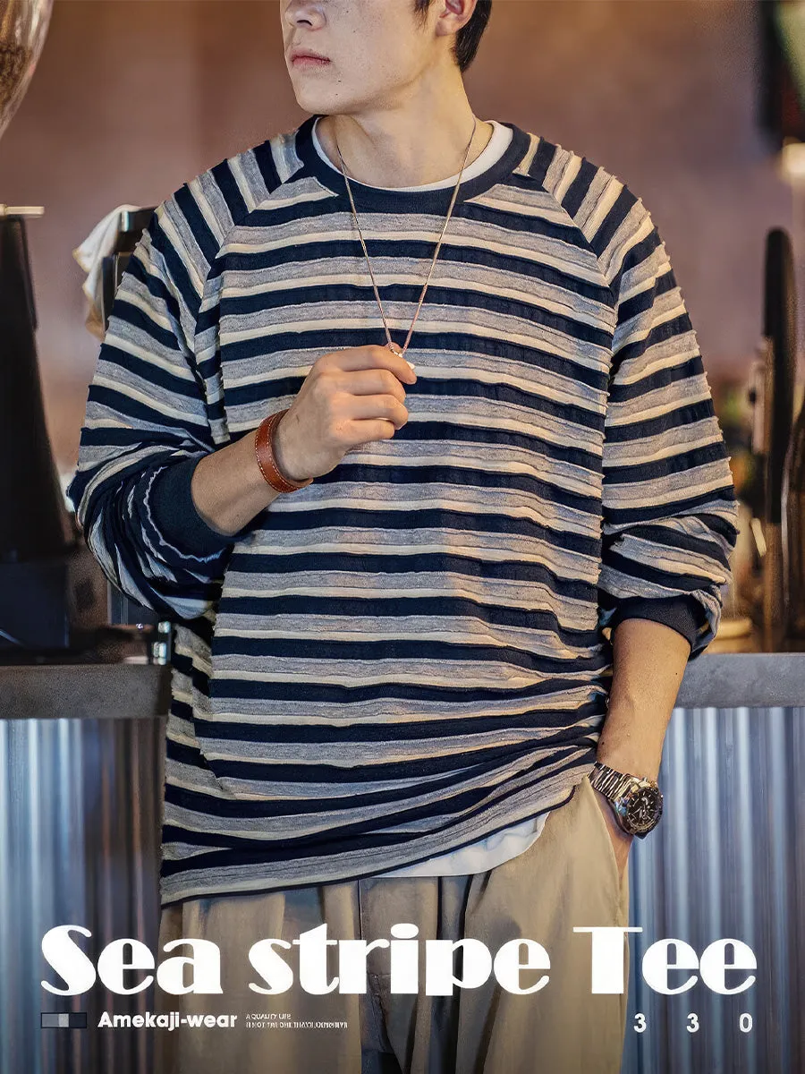 Sea Stripe Long Sleeve T-Shirt