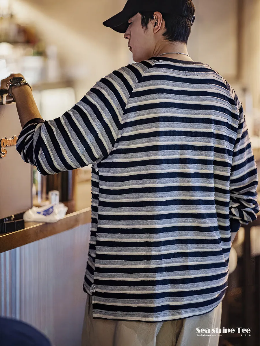 Sea Stripe Long Sleeve T-Shirt