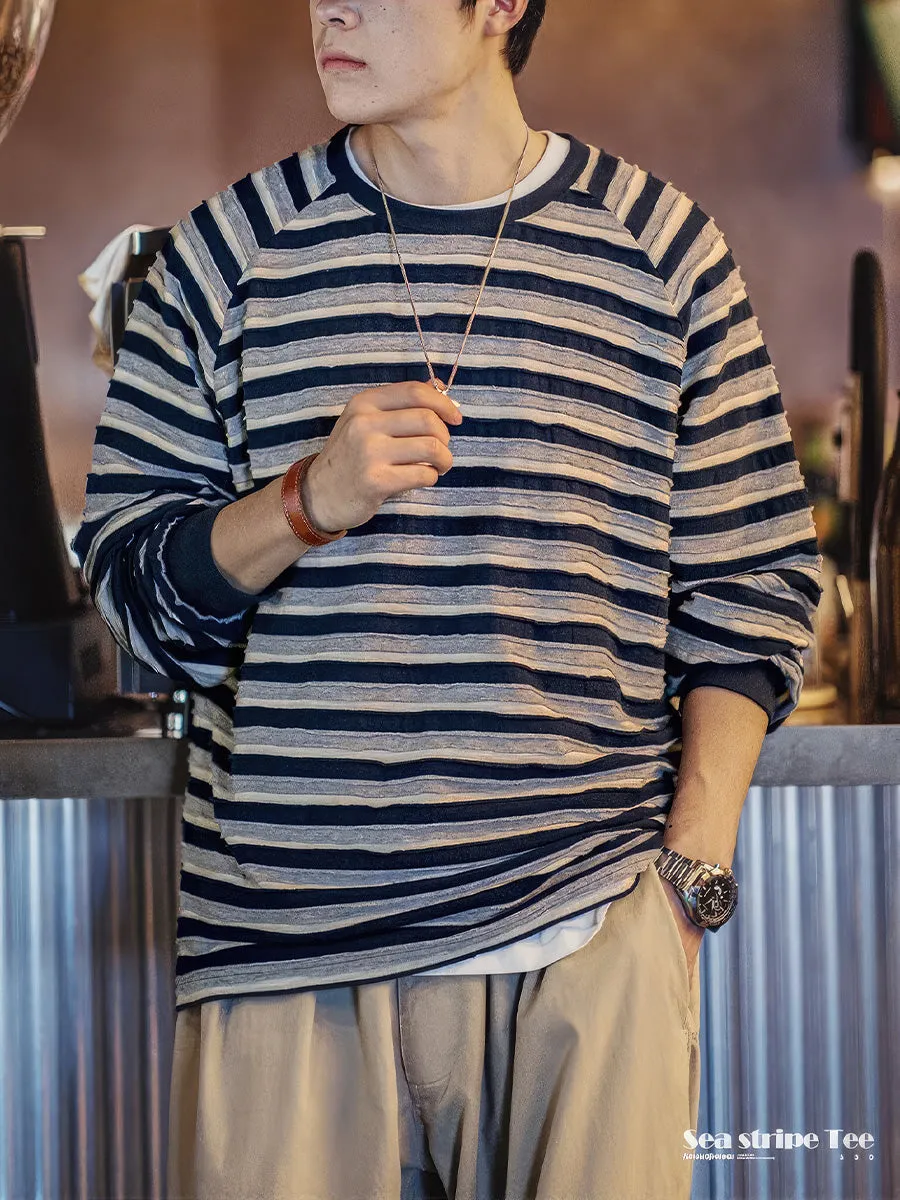 Sea Stripe Long Sleeve T-Shirt