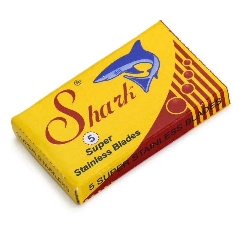 Shark Super Stainless Double Edge Razor Blades 5ct