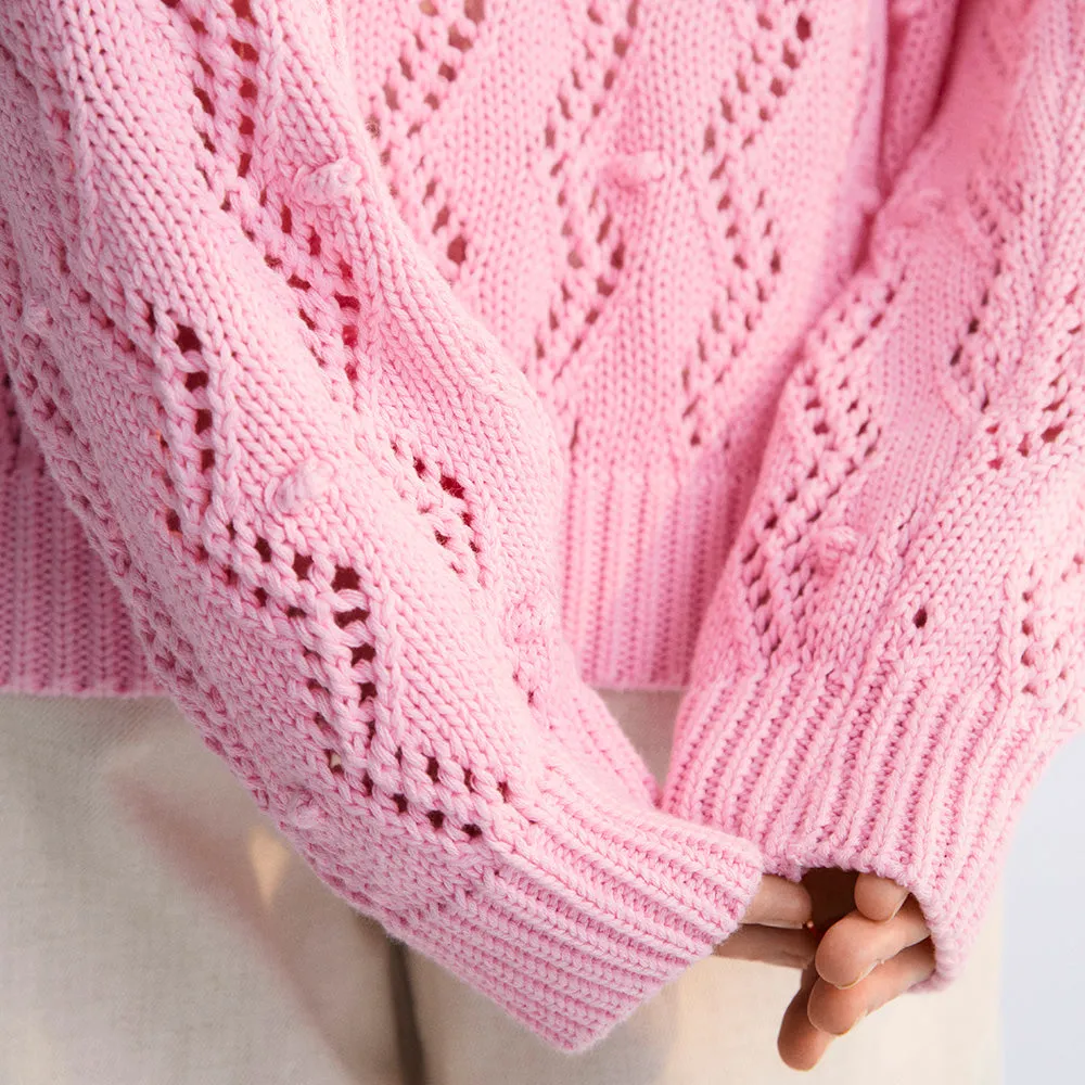 Sifnos Woman's Jumper | Hibiscus