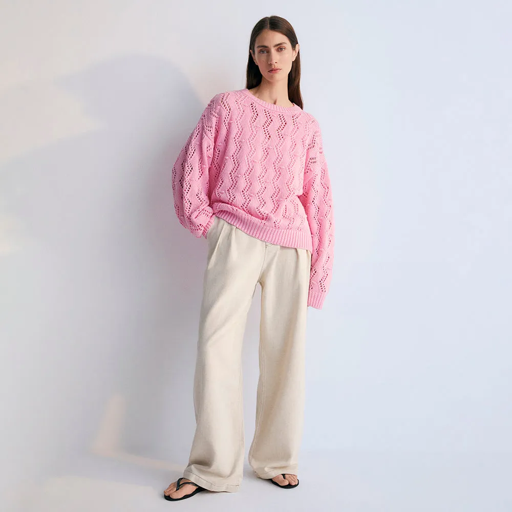 Sifnos Woman's Jumper | Hibiscus