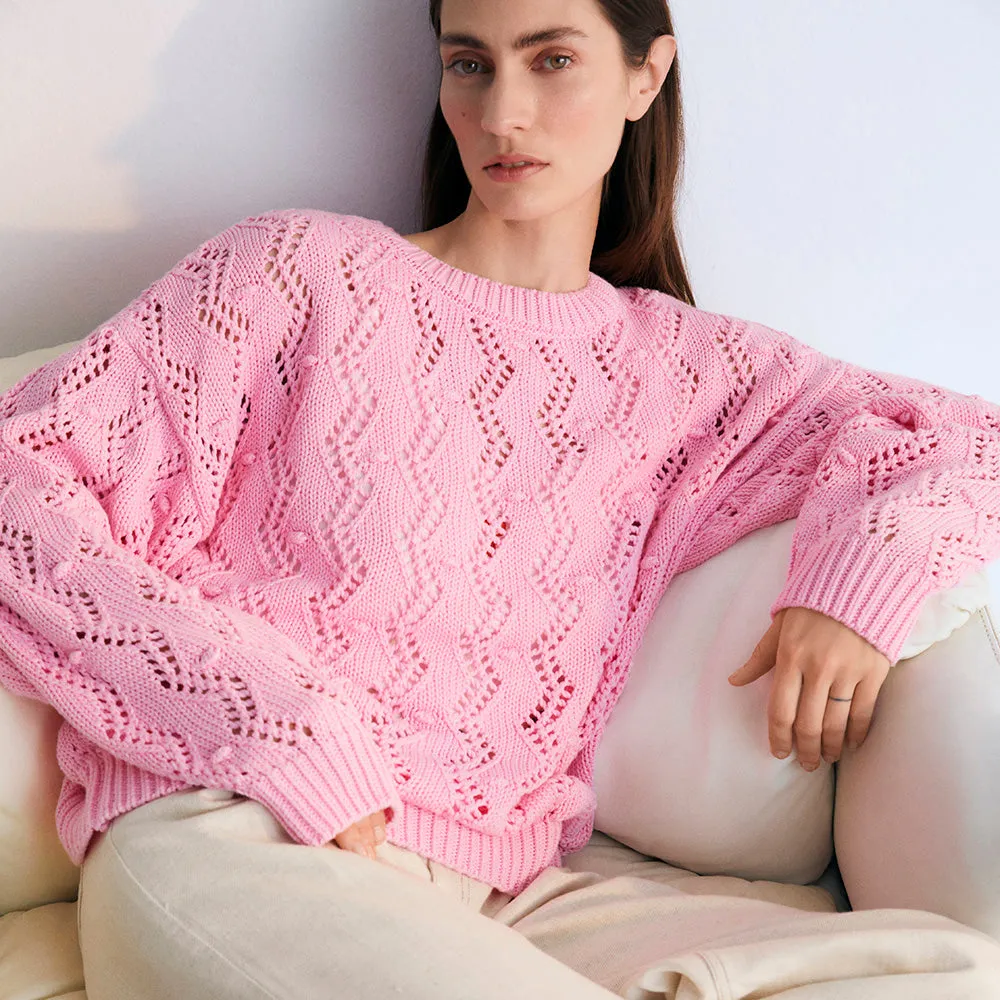 Sifnos Woman's Jumper | Hibiscus