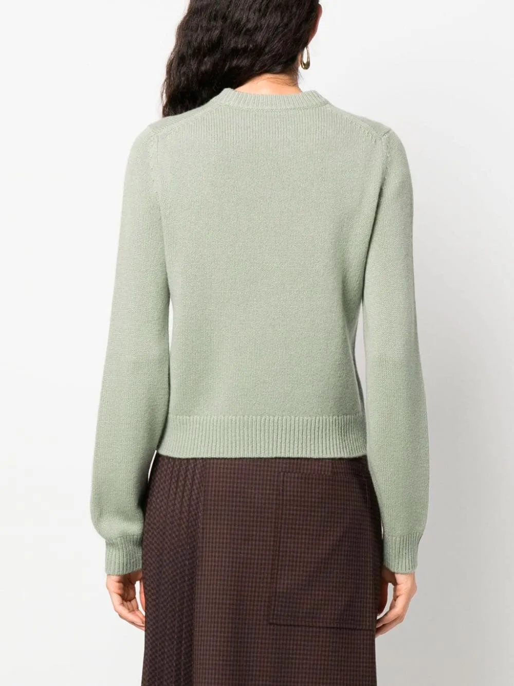 Slit-sleeves wool jumper