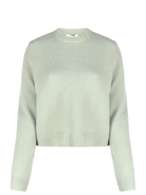 Slit-sleeves wool jumper