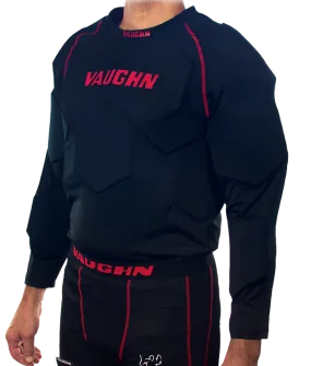Vaughn V10 Pro Goalie Padded Compression Shirt Senior